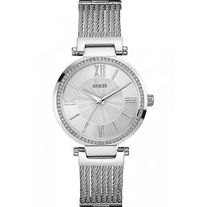 【送料無料】guess womens soho 365mm steel bracelet amp; case quartz analog watch w0638l1