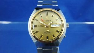 【送料無料】vintage retro swiss tressa lux crystal automatic watch 1970s nos cal as 5206