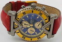 【送料無料】barracuda by bulova chrono time orologio watch uhr very vintage rare ms466 it