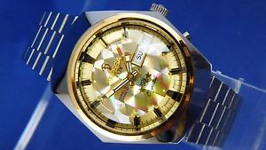【送料無料】vintage retro swiss tressa lux crystal automatic watch 1970s nos cal as 5206