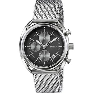 【送料無料】orologio breil beaubourg uomo tw1513 cronografo nero watch maglia milanese