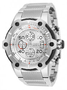 【送料無料】invicta mens bolt quartz chrono 100m stainless steel watch 28024