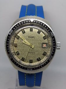 ̵montre de plonge automatique blazon mouvement eta 2783 vintage 1970