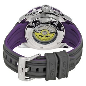【送料無料】 mens invicta 20201 pro diver automatic grey rubber strap watch