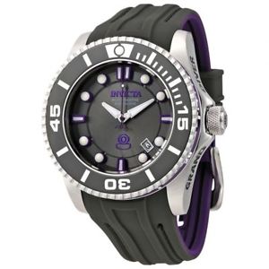 【送料無料】 mens invicta 20201 pro diver automatic grey rubber strap watch