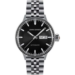 【送料無料】orologio john dandy watch jd 2571m07m uomo data giorno automatico vetro bombato 【送料無料】orologio john dandy watch jd 2571m07m uomo data giorno automatico vetro bombato