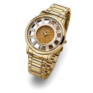 【送料無料】oliver weber uhr reims gold crystals from swarovski