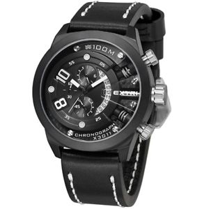 【送料無料】brand extri mens chronograph watch x3011d