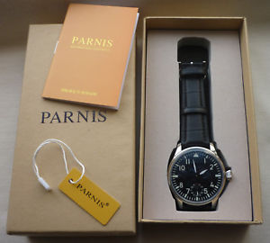 【送料無料】parnis herrenuhr handaufzug 6498 original parnis boxovp neu