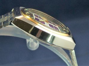 【送料無料】vintage retro swiss tressa lux crystal automatic watch 1970s nos cal as 5206