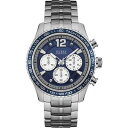 yzorologio guess fleet w0969g1 watch acciaio uomo cronografo blu 44mm tachimetro