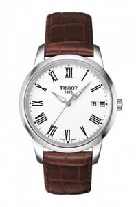 【送料無料】tissot gents tclassic dream watch t0334101601300 brown(2)