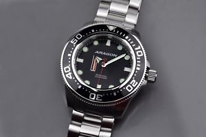【送料無料】aragon a065blk divemaster cofd 45mm