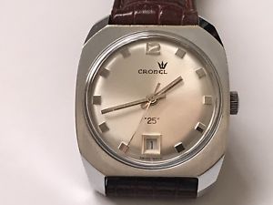 【送料無料】vintage cronel 25 date watch 【送料無料】vintage cronel 25 date watch
