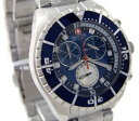 スイスミリタリー 腕時計 【送料無料】swiss military hanowa 06526904003 herren uhr chrono edelstahl silber blau neu