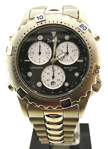【送料無料】zentra, herrenuhr, chronograph, 5 bar water resist, timer