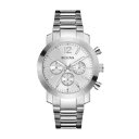 yz hot bulova 96a167 mens chronograph watch with stainless steel bracelet