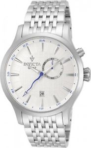 【送料無料】 mens invicta 12220 vintage steel bracelet day date watch