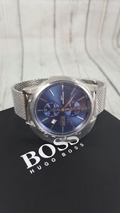 【送料無料】hugo boss 1513441 blue silver 