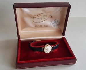 【送料無料】ladies 375 9ct gold longines m