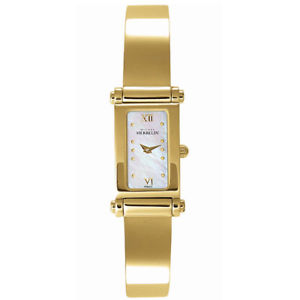 楽天hokushin【送料無料】michel herbelin womens goldtone steel bracelet amp; case quartz watch 1048mp19