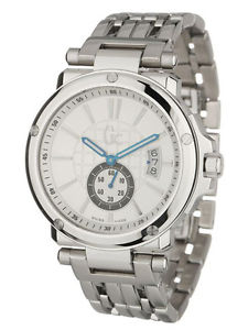 楽天hokushin【送料無料】 guess collection gc 1 sweep date ss silver bracelet watch g65001g1 x65001g1