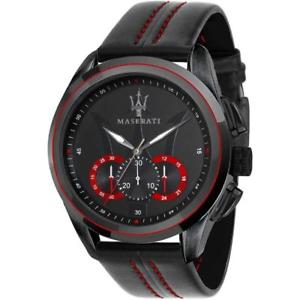 【送料無料】orologio uomo maserati traguardo r8871612023 chrono pelle nero rosso sub 100mt 【送料無料】orologio uomo maserati traguardo r8871612023 chrono pelle nero rosso sub 100mt