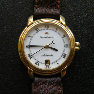 【送料無料】maurice lacroix swiss automatic gold plated date 25 jewels working wrist watch 【送料無料】maurice lacroix swiss automatic gold plated date 25 jewels working wrist watch