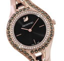 yz swarovski eternal watch 5377551 dark grey rose gold tone 2 y warranty