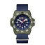 【送料無料】luminox 3503nd navy seals 3500 sea series blue nylon chronograph watch
