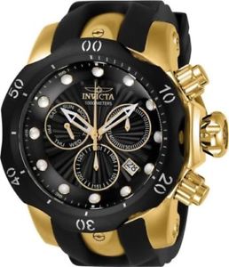 【送料無料】24257 invicta mens venom quartz stainless steel and silicone casual watch
