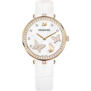 【送料無料】orologio swarovski aila dressy butterfly 5412364 donna watch pelle bianca ros 【送料無料】orologio swarovski aila dressy butterfly 5412364 donna watch pelle bianca ros
