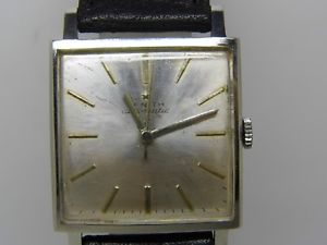 【送料無料】montre zenith automatique boite acier vers 19601970