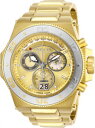 【送料無料】26053 invicta mens akula quartz chrono 300m gold tone stainless steel watc...