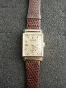 【送料無料】vintage benrus 14k solid gold case fancy lugs wristwatch runnning