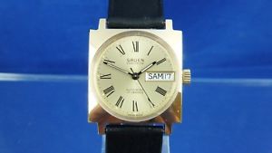 【送料無料】vintage retro gruen automatic watch circa 1970s nos cal as 1906 condition