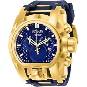 【送料無料】invicta reserve 25608 silicone, stainless steel chronograph watch
