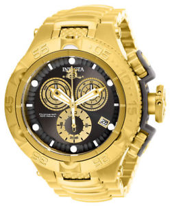 【送料無料】27676 invicta 50mm mens subaqua noma v goldtone stainless steel watch