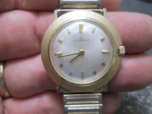 ̵vintage eternamatic running 14k gold heavy fancy case wrist watch
