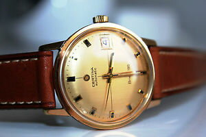 【送料無料】neues angebotcertina bristol 195 automatic 20m gold *1965 *