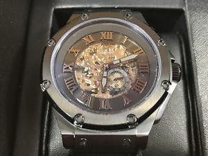 ̵meister mstr ambassador stainless steel miyota 8n40 watch leather am302el