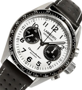 【送料無料】lambertiorologiai mod 60508 nbz chronodromo ottimo cronografo meccanico