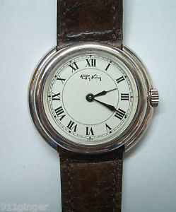 【送料無料】roy king hallmarked silver watch, working order, a1 condition vintage 1973