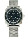 yztrieste automatic diver watch deep sea stainless steel with steel mesh strap