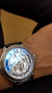 【送料無料】swiss automatic thomas earnshaw watch skeleton longcase