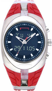 【送料無料】orologio pirelli pzero tempo anadigit rosso 7951901325 swiss made digitale watch