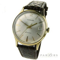 【送料無料】garrard 9ct gold vintage automatic wristwatch