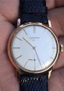 【送料無料】antico longines in oro 18k carica manuale anni 5060 calibro 30l