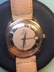 【送料無料】montre vintage venus routemaster 41 rubis eta2452 or massif 18k750 34mm