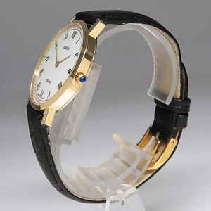 【送料無料】geneve herren quarzuhr 33 mm in 58514k gelbgold